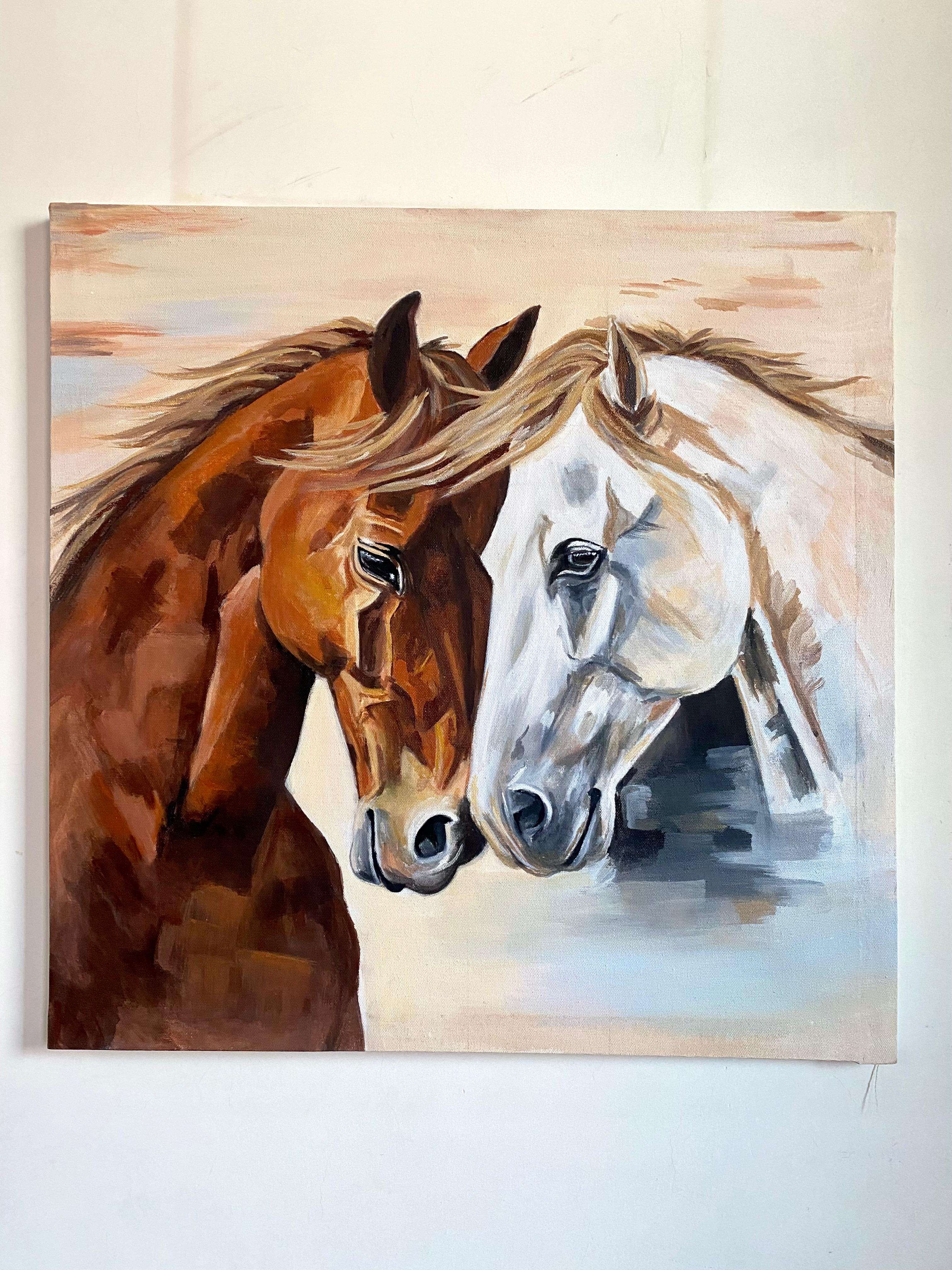 Two Horses Painting